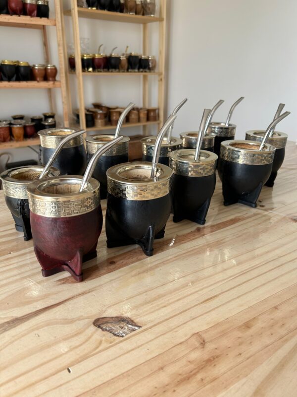 Mate Imperial de alpaca + Bombilla