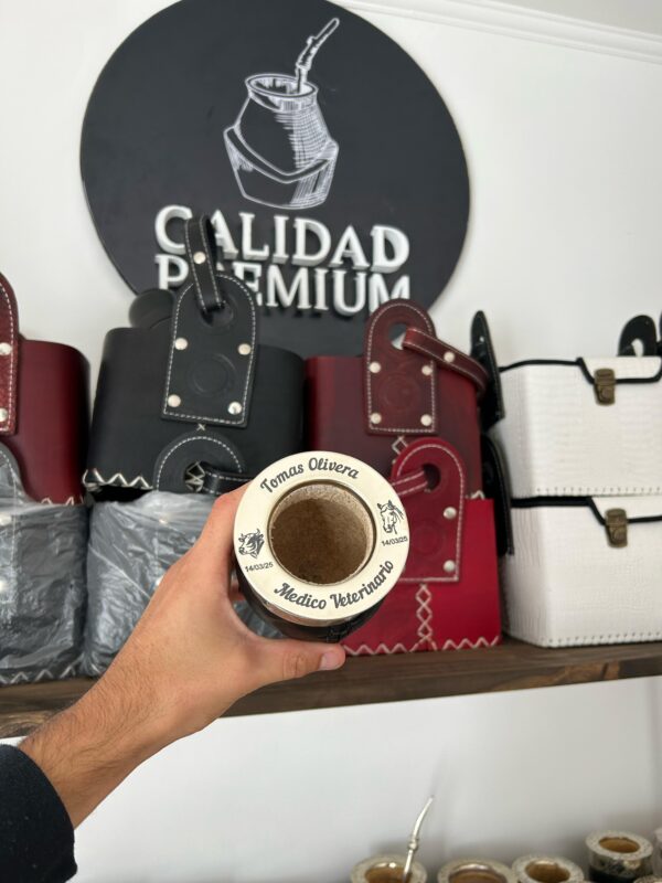 Mate Imperial + Grabado laser + Bombilla